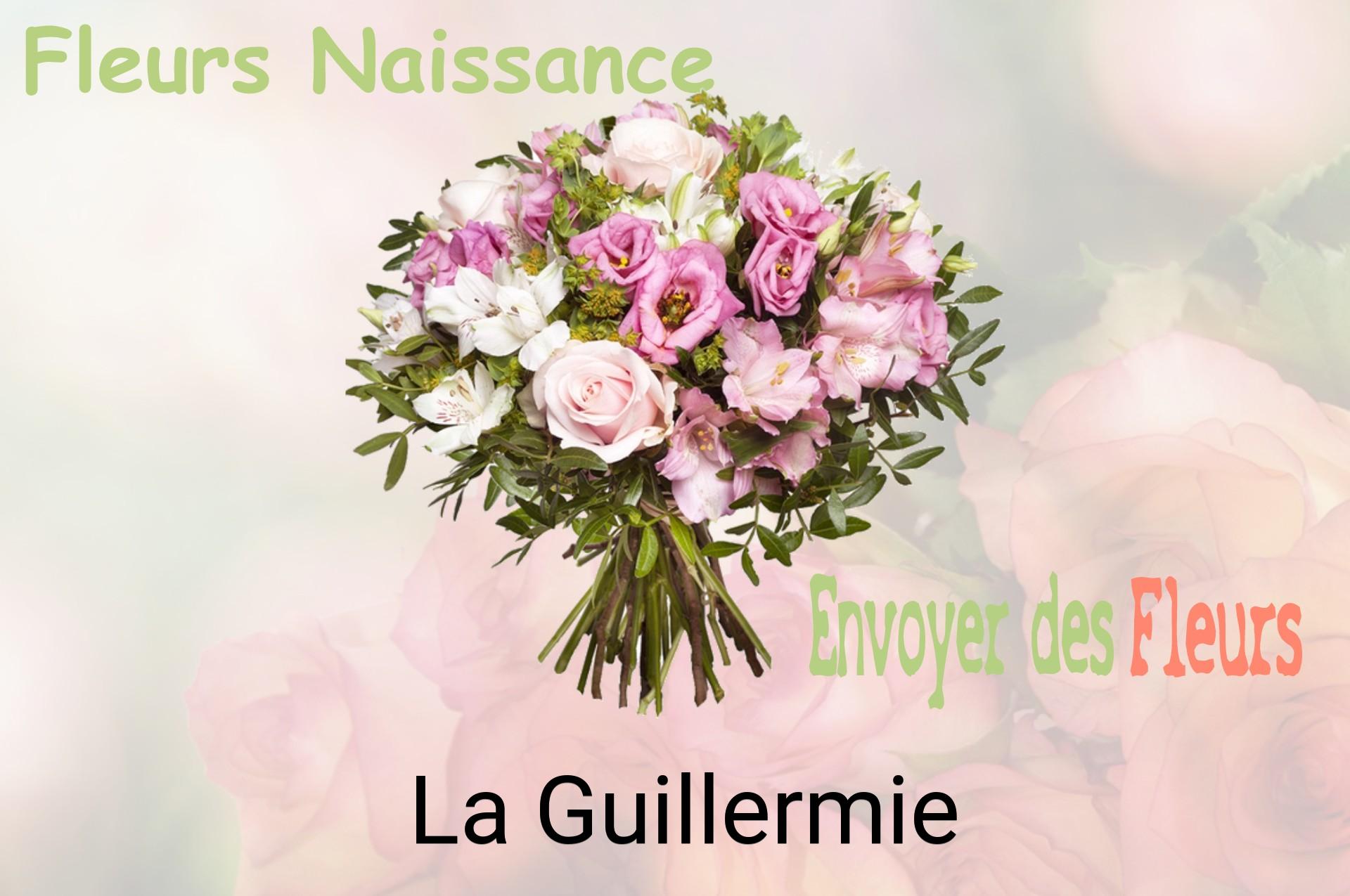 Bouquet de fleurs de naissance livré à La Guillermie
