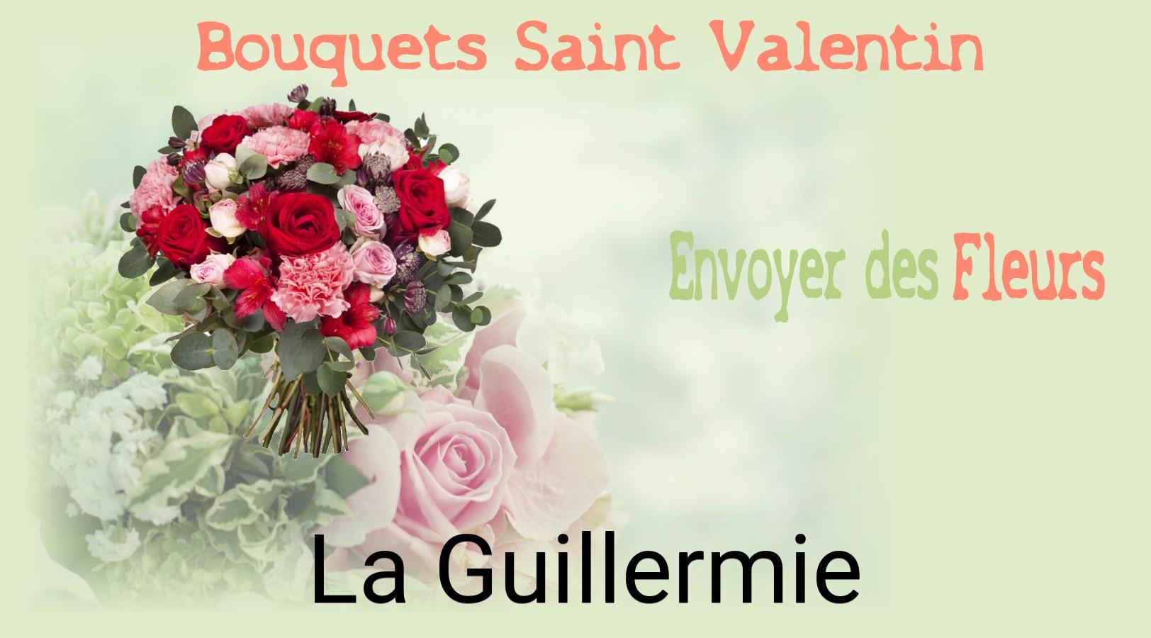 Roses de Saint-Valentin livrées à La Guillermie